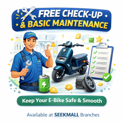 🛠️ Free E-Bike Check-Up & Basic Maintenance at SeekMall